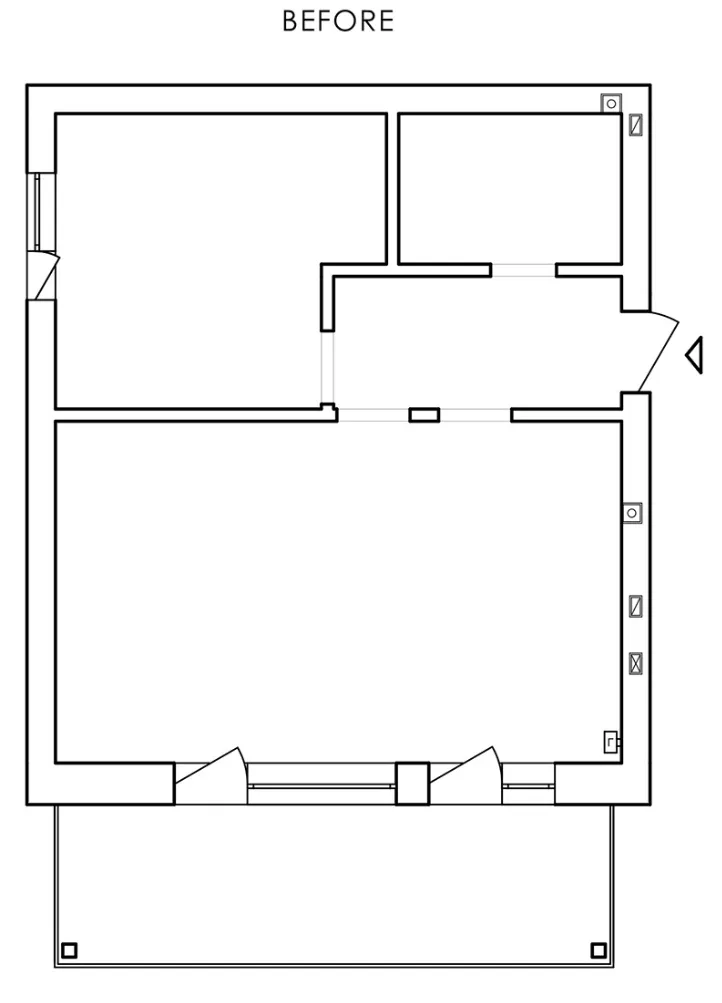 55㎡ 封了阳台, 多出 2 间房,「违章搭建」真实用!