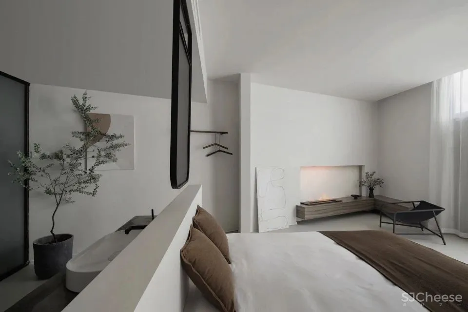 稻田里的极简民宿