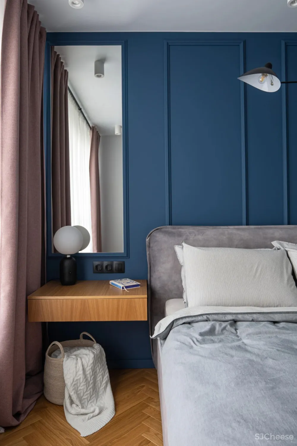 79㎡古典氛围,色彩大胆而鲜活!