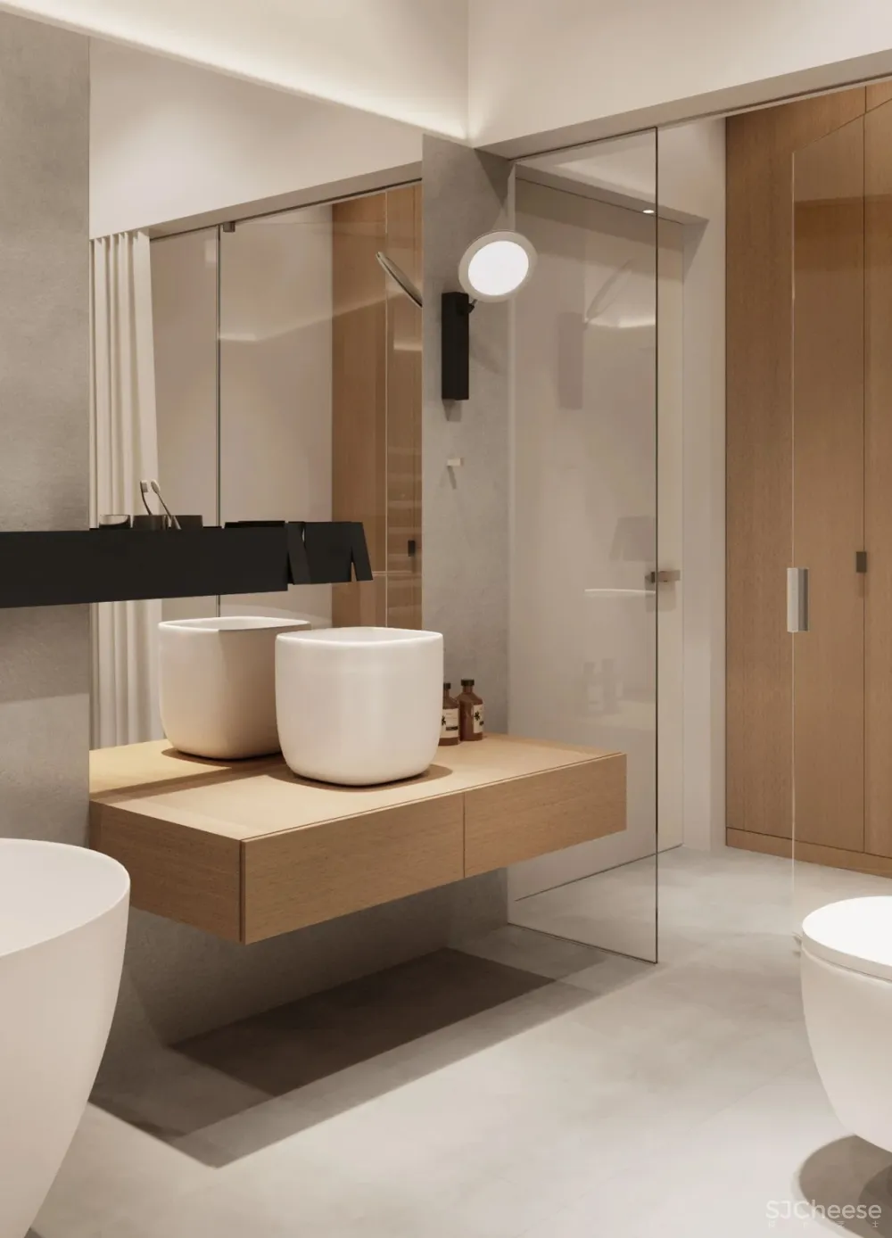 Alexey Gulesha 212㎡复式原木风私宅