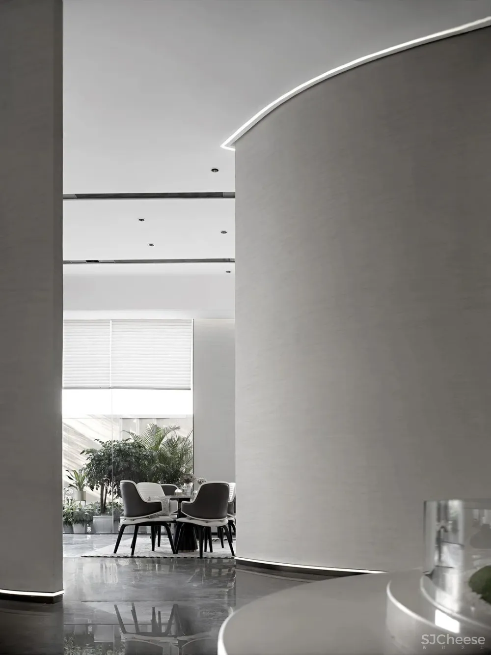 UMA伍玛设计 新作 武汉中梁天玺壹号售楼处|售楼处