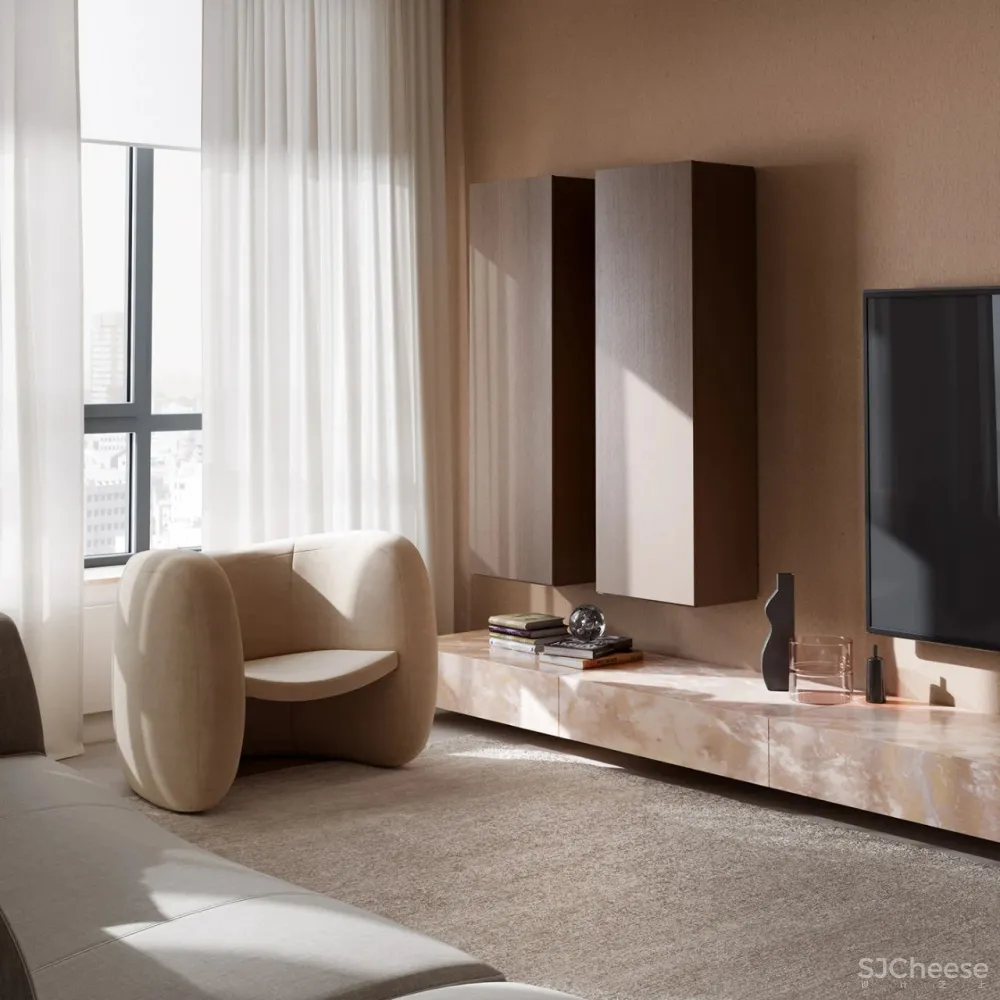 Alexey Gulesha 212㎡复式原木风私宅