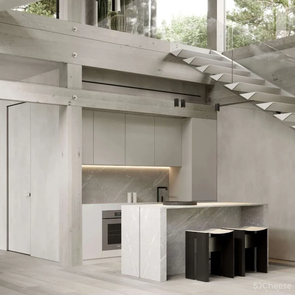 超大尺度,上演原生态极简空间