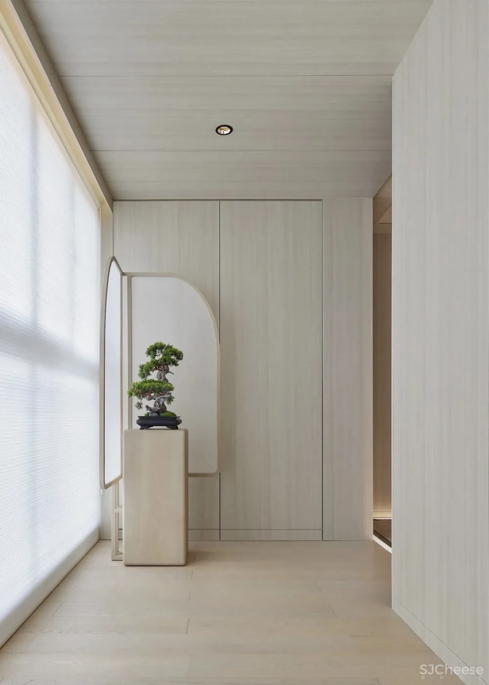 236㎡儒雅复式样板间,褪去形式后的本真,直达心门的素雅风