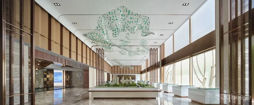 众睦设计丨上海金海壹品营销中心:当代艺术,铺叙自然