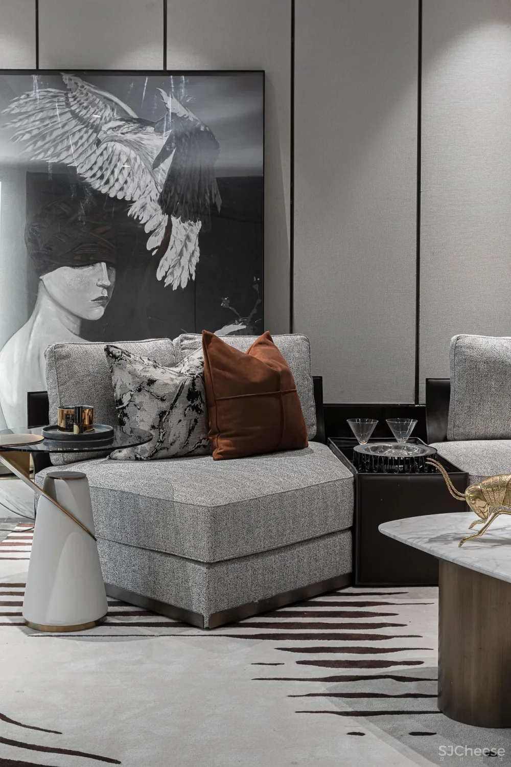 元禾大千：现代空间中的《瑞鹤图》