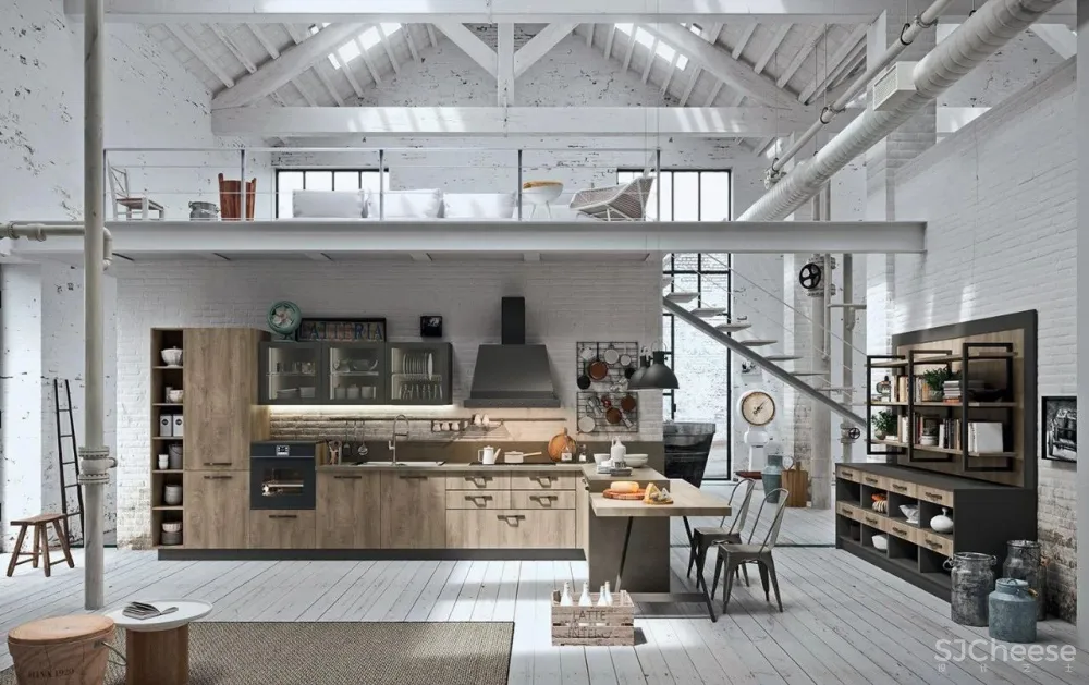 工业风厨房，让你不羁放纵爱烹饪