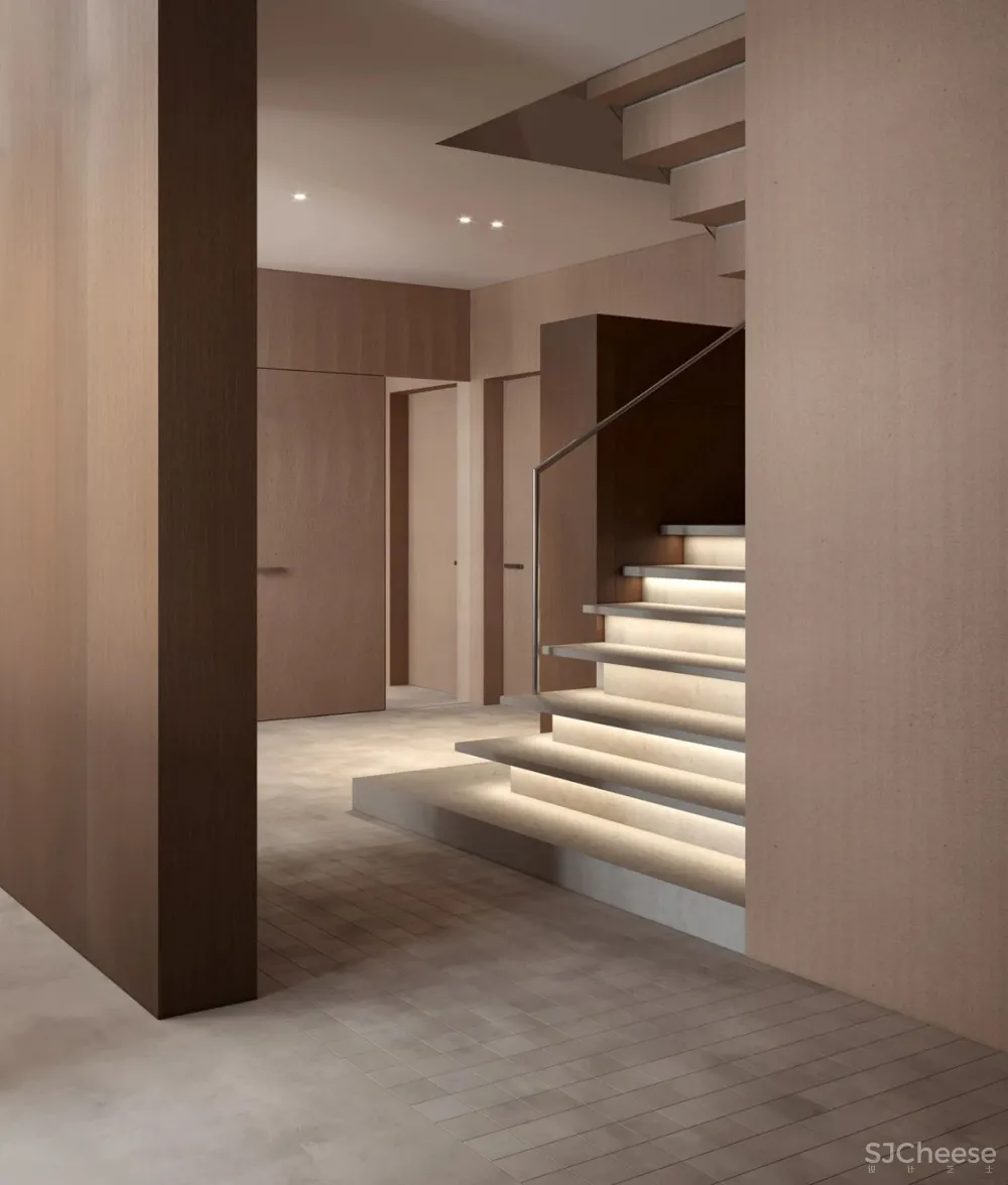 Alexey Gulesha 212㎡复式原木风私宅