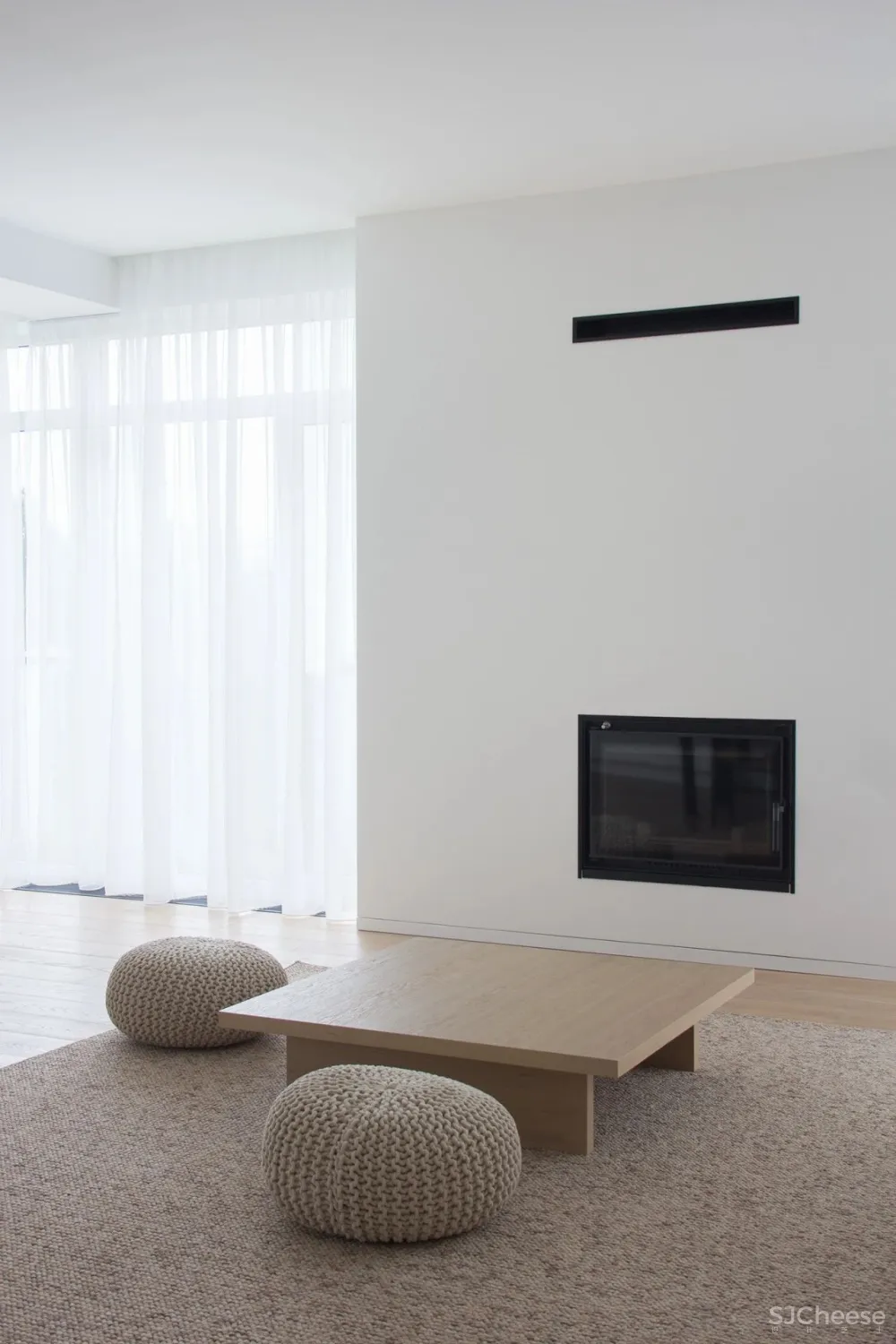 198㎡白色 原木色，最纯的搭配！