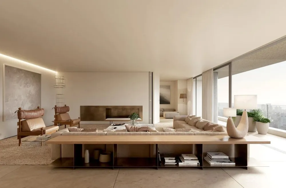 387㎡ 自然奢华的大平层,第四代住房有了新范本