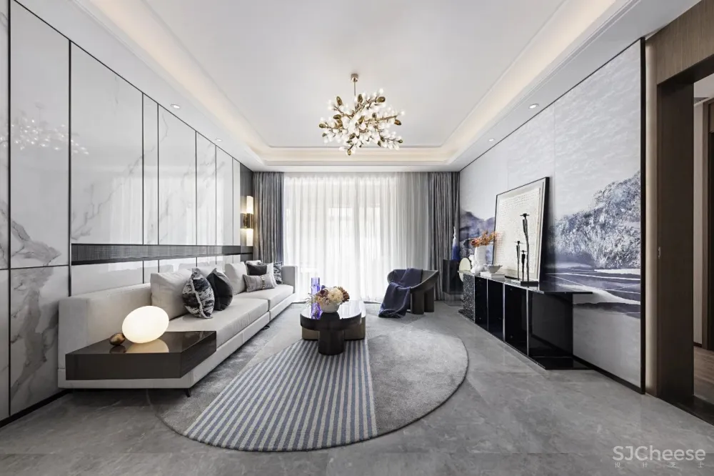 DAS大森设计:110㎡-265㎡现代简约,高级感是“装”出来的