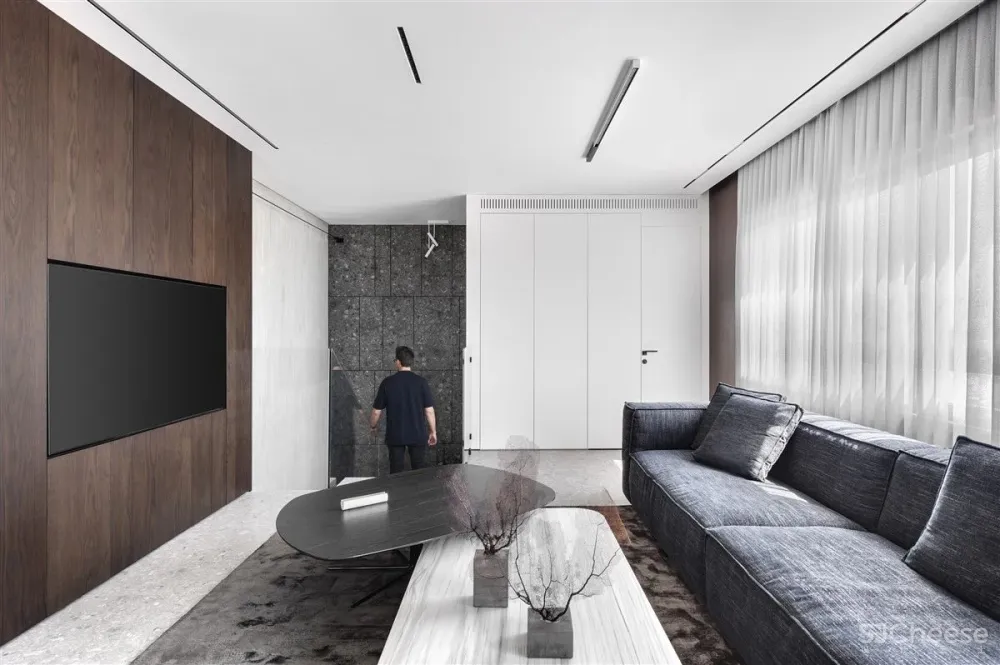 170㎡顶层复式,极简轻奢!