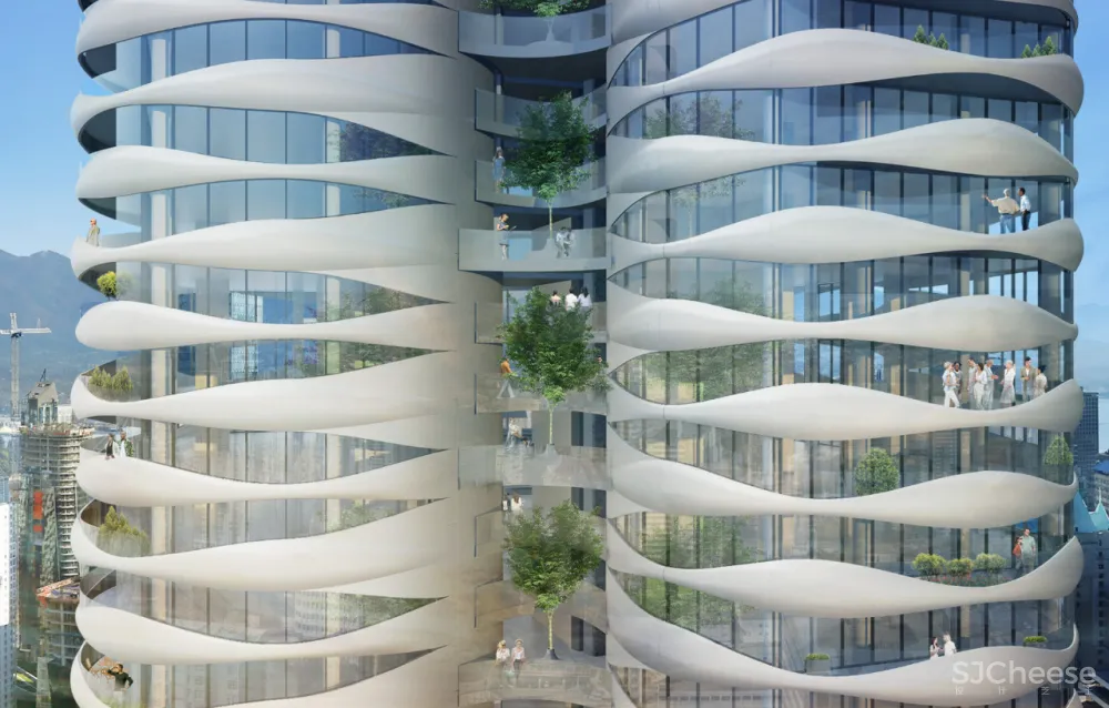 温哥华这个户型怪异的豪华公寓，示范了住宅楼也能成为地标