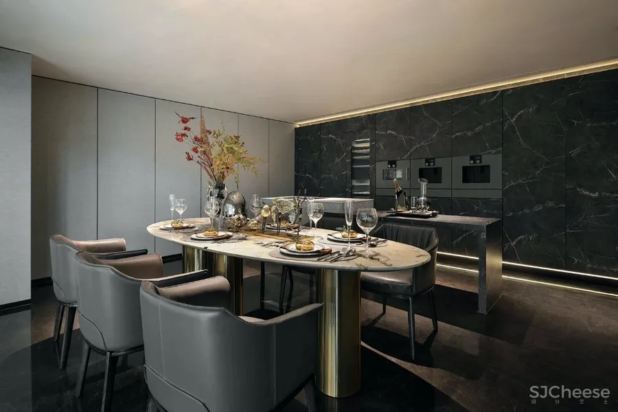 北京中海甲叁号会所，山禾设计用艺术气质打造空间格调