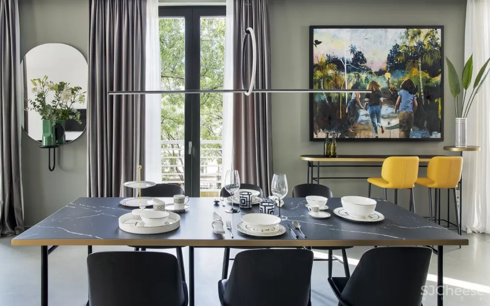 如何把高姿态的天鹅绒运用得优雅又接地气?这个家一定是个完美示范