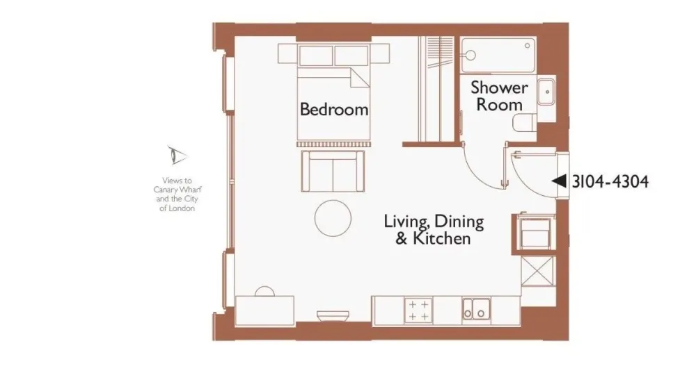 Make Architects设计-世界金融中心,伦敦泰晤士河畔顶奢公寓The Madison