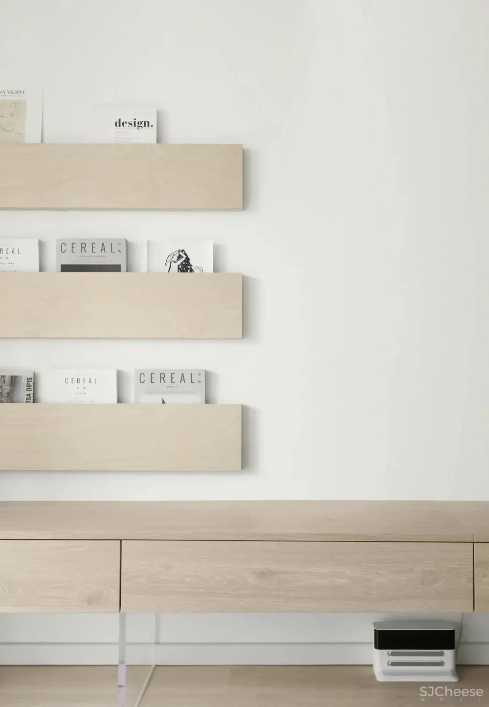 浅麻色 纯白色，简洁舒适的空间美感 清和一舍