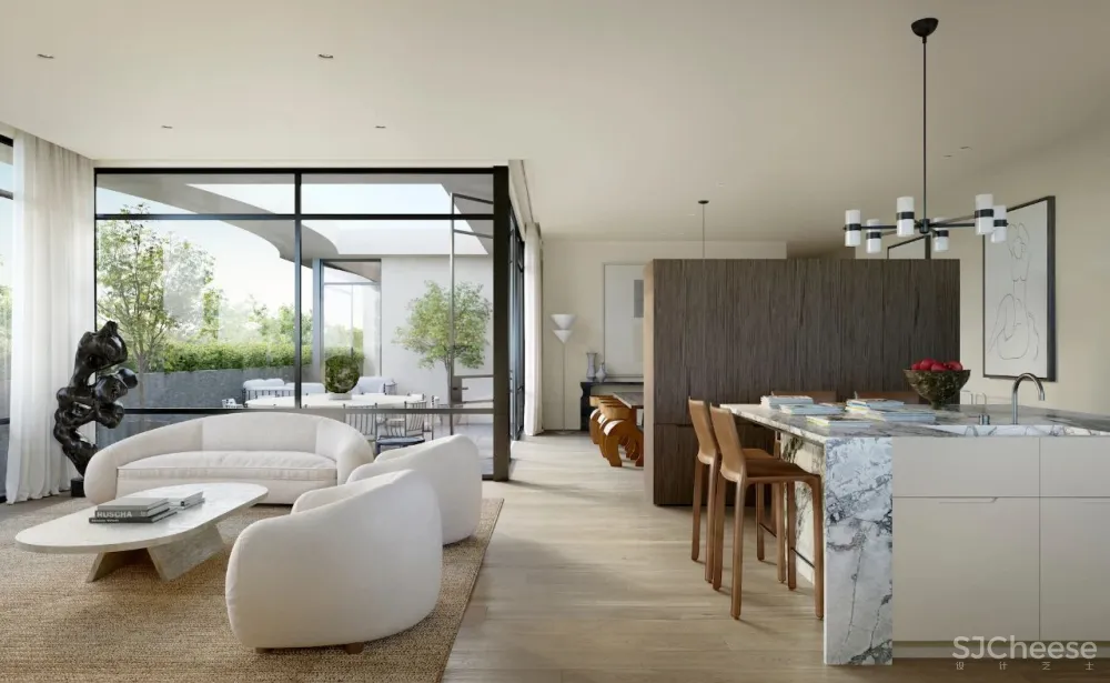 甄选国外优秀设计 墨尔本HuntingTower:自然主义的拱形豪宅