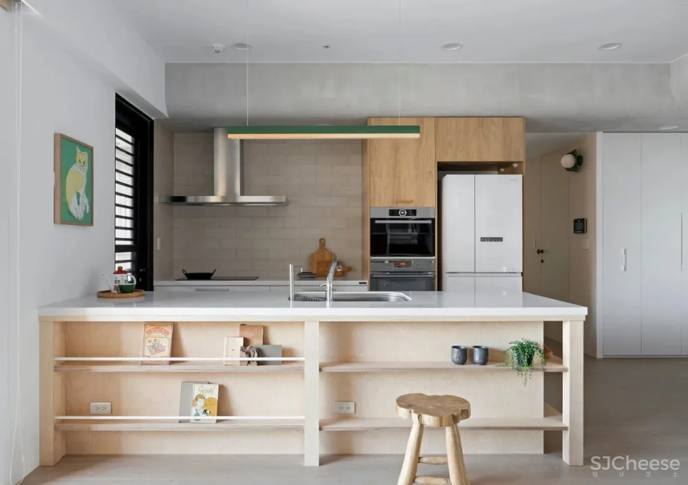 要照顾孩子还要做家务,必须要这样的开放式空间!