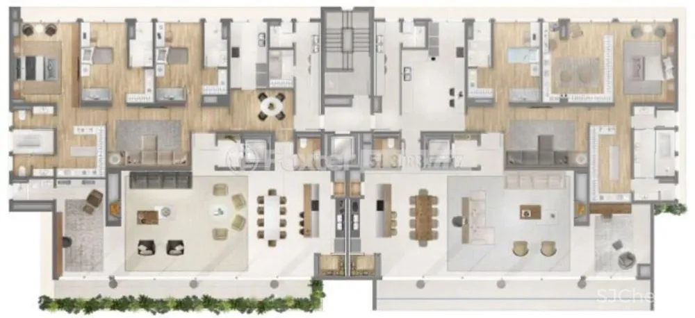 387㎡ 自然奢华的大平层,第四代住房有了新范本