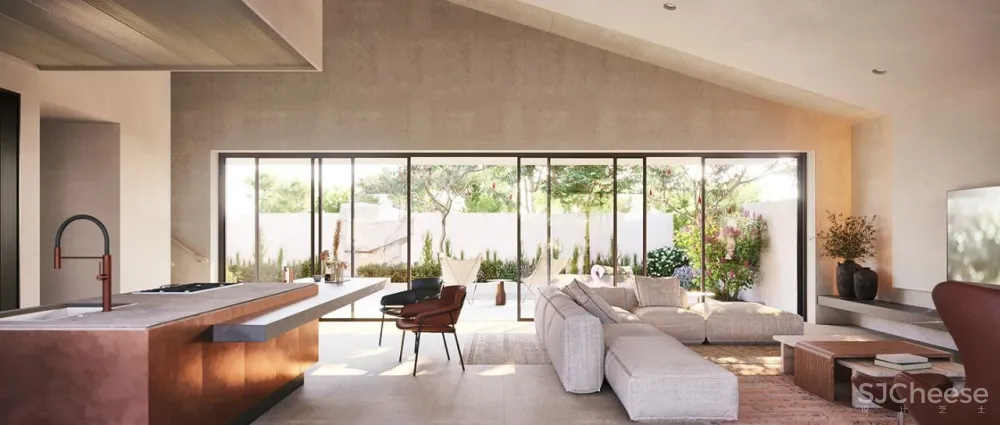 一个私宅,两个花园:一个赏景,一个娱乐