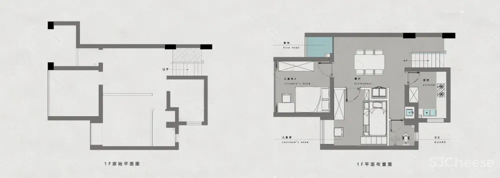 三层错层空间结构的趣味性,极简生活的本色