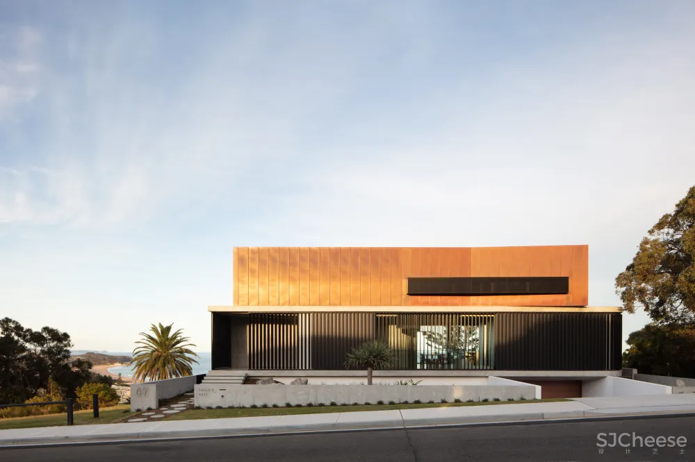 乡下盖房子,用这种木纹混凝土,温暖又高级!