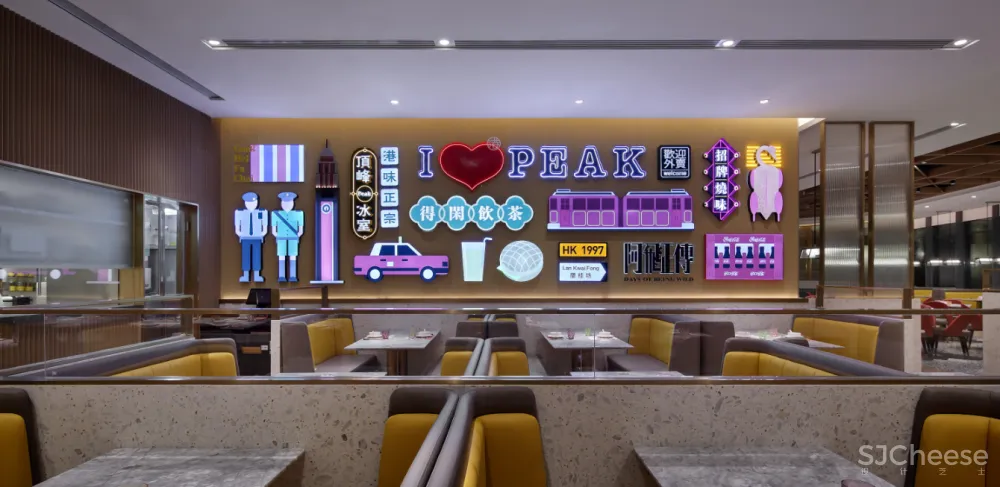 【艺鼎设计】惠州第一家!简约、精致、摩登的顶峰茶餐厅,爱了爱了