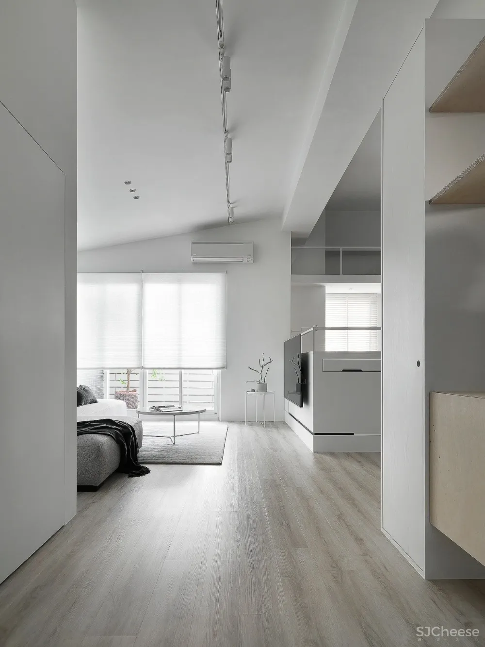 149㎡纯白原木空间，素雅舒适是家的灵魂！