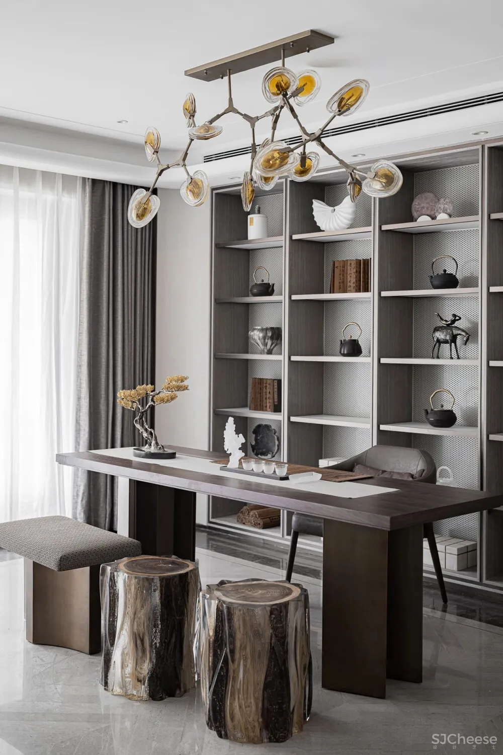 元禾大千：现代空间中的《瑞鹤图》