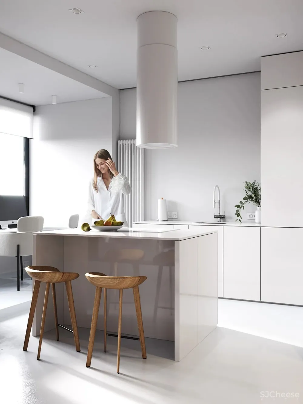 厨房加个中岛，小家也能住出豪宅感