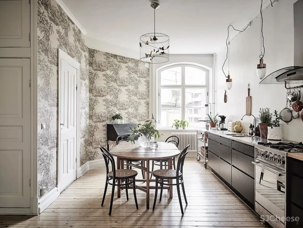 绿植点亮斯堪的纳维亚灰色空间,让你的家焕然一新!