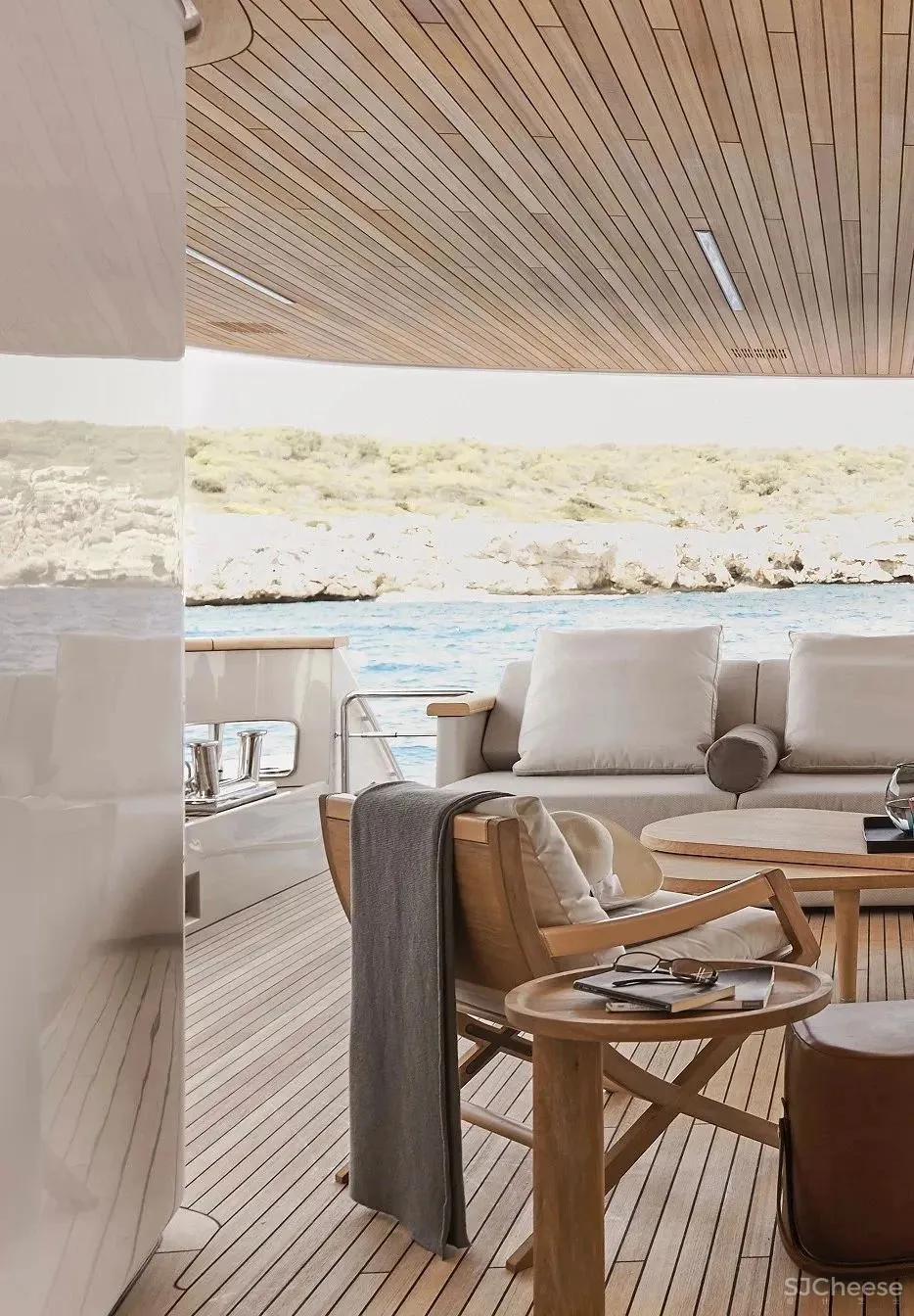 梁志天新作 海上别墅:游艇Sanlorenzo SX88室内设计