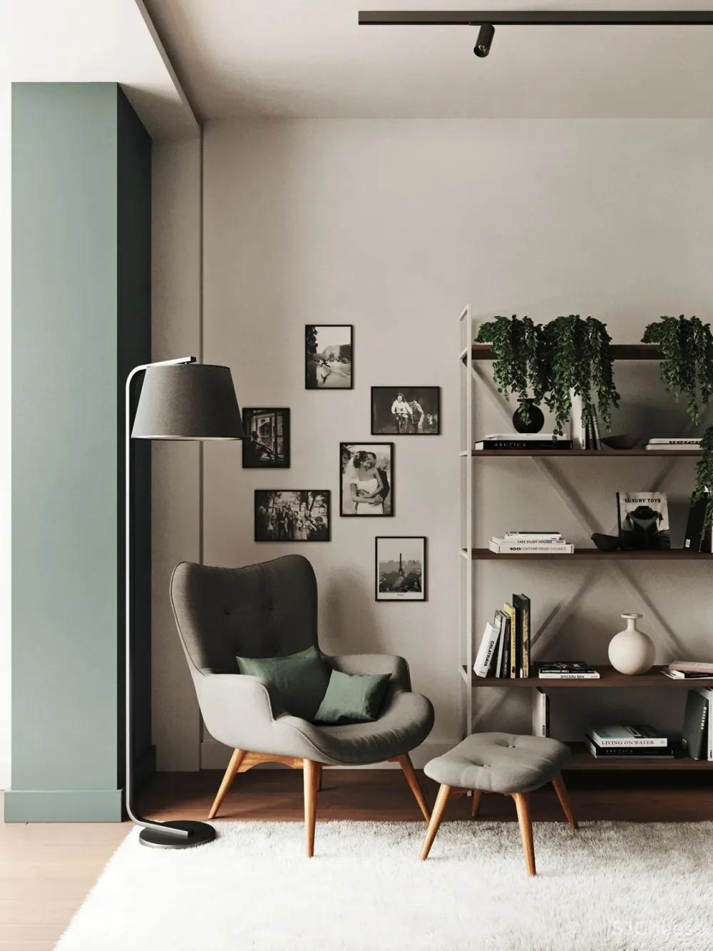 Besense新作 73m²小户型,喜欢那一抹淡淡的绿