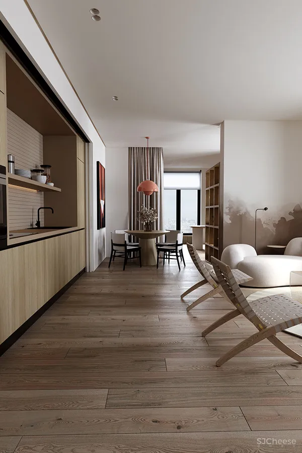 78㎡时尚美家，起居室设计高级又有格调！