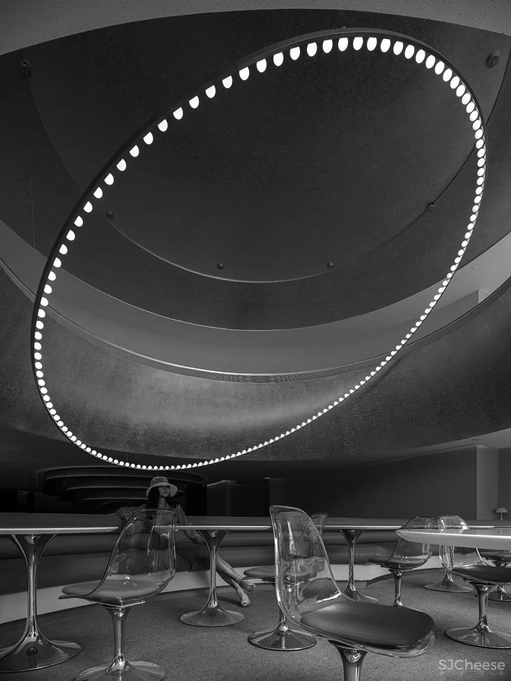 万社设计 上海 ATLATL 餐厅,未来主义空间设计实验