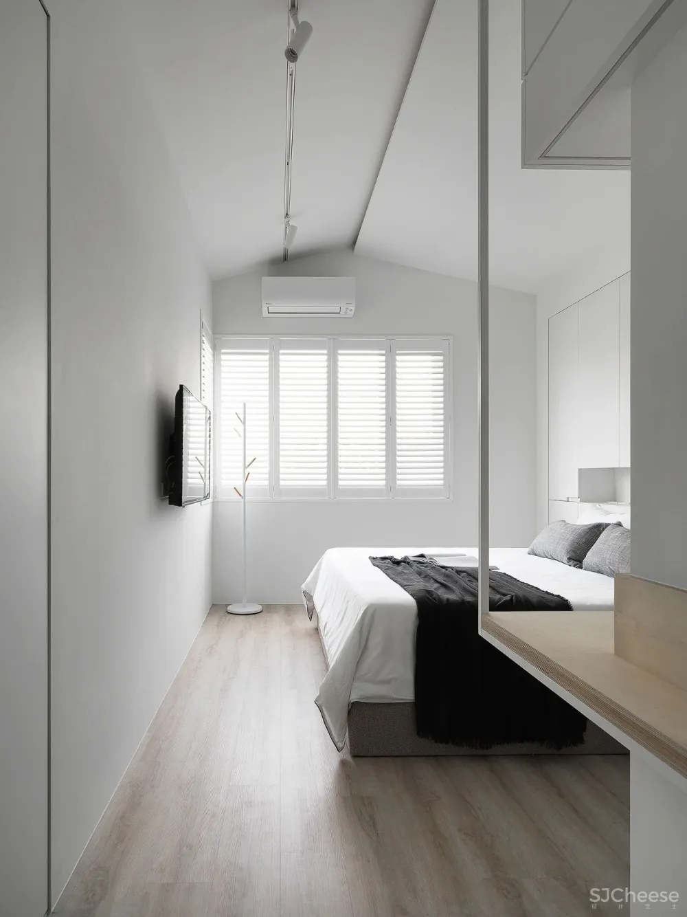 149㎡纯白原木空间，素雅舒适是家的灵魂！