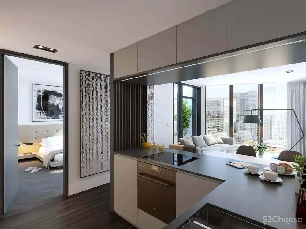 Make Architects设计-世界金融中心,伦敦泰晤士河畔顶奢公寓The Madison