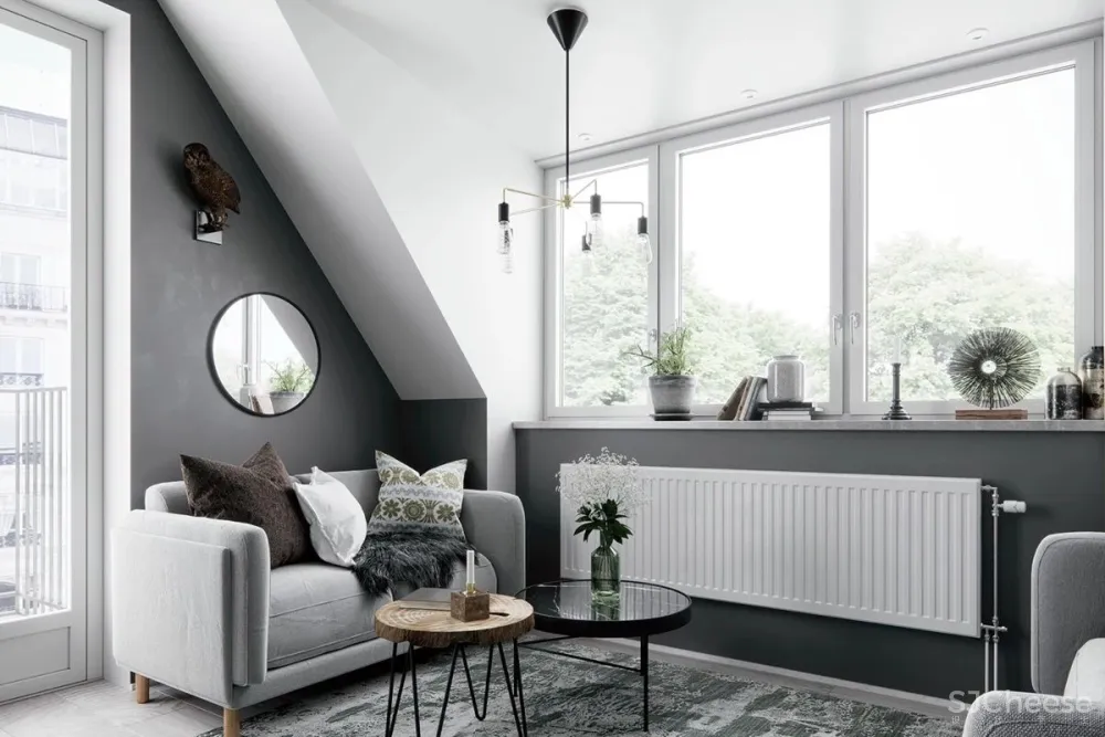 绿植点亮斯堪的纳维亚灰色空间,让你的家焕然一新!