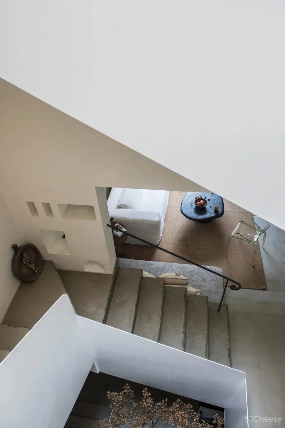 500㎡极简风别墅,返璞归真的侘寂美学!