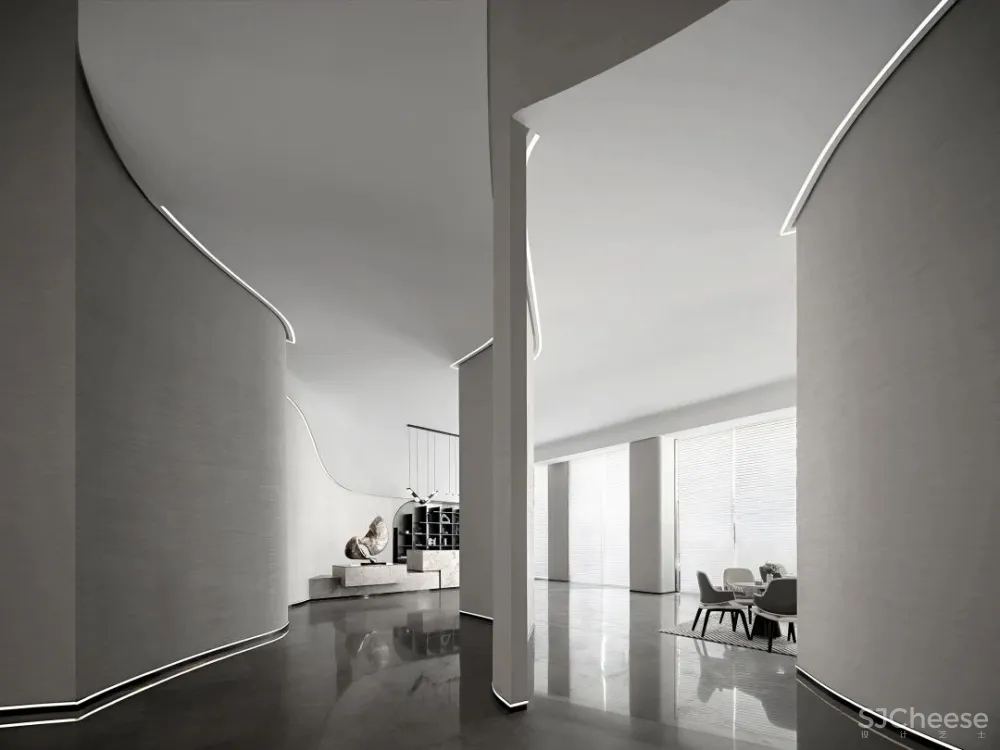 UMA伍玛设计 新作 武汉中梁天玺壹号售楼处|售楼处