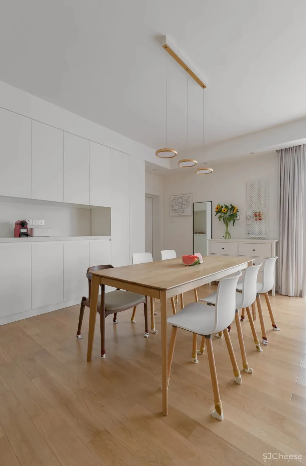 不要电视机,席地而坐,这个120m²日式风格的家真有个性 漾设计