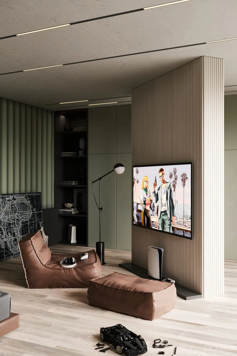 一个私宅,两个花园:一个赏景,一个娱乐