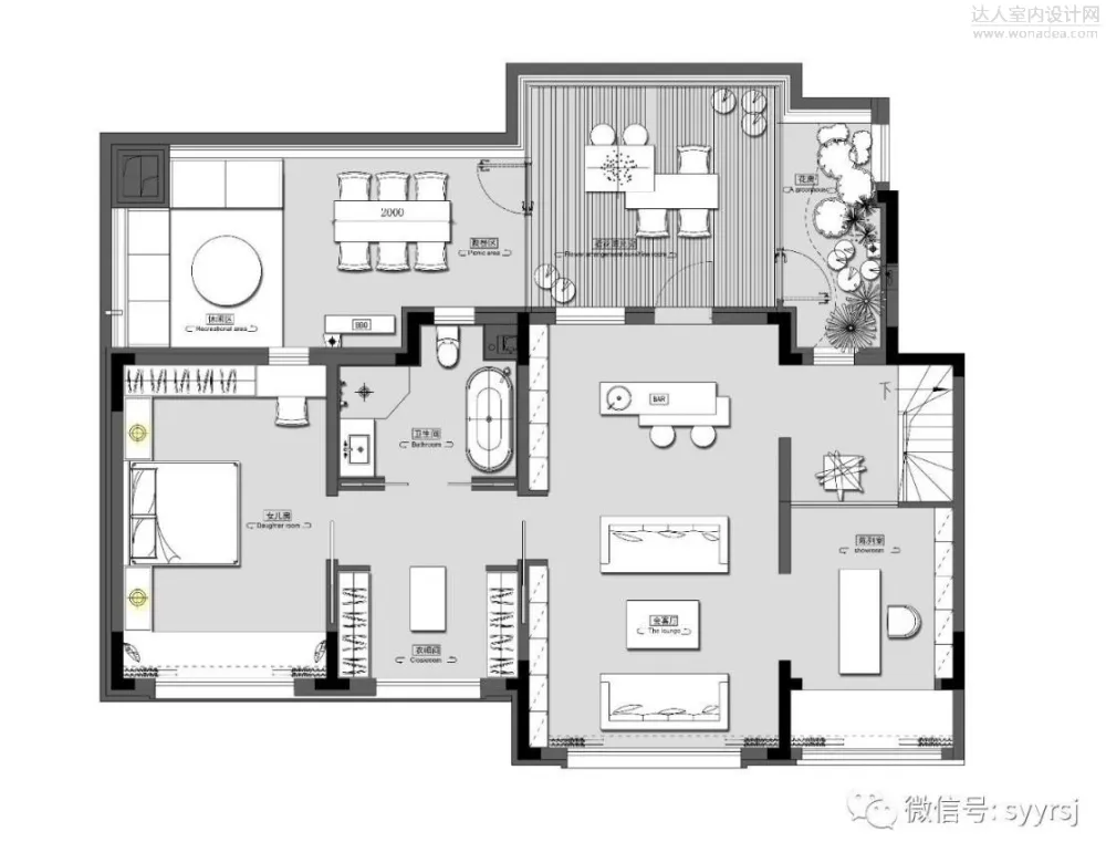 金泰中央公园杨上叠样板间231㎡丨 一然设计