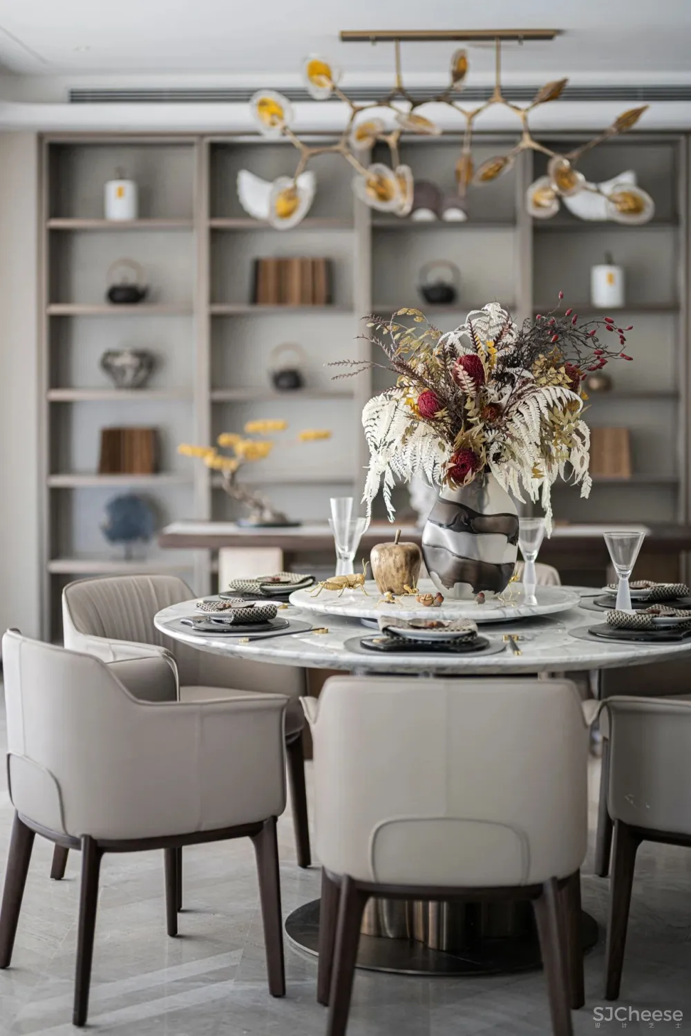 元禾大千：现代空间中的《瑞鹤图》