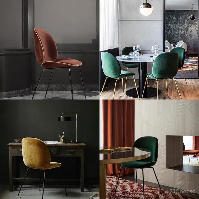 如何把高姿态的天鹅绒运用得优雅又接地气?这个家一定是个完美示范