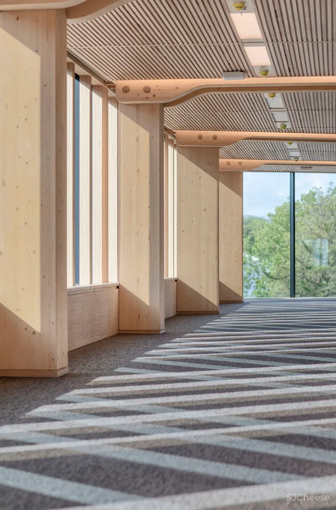 4.7亿的总部大楼,一根钢筋都没有!原来木结构可以这么美!