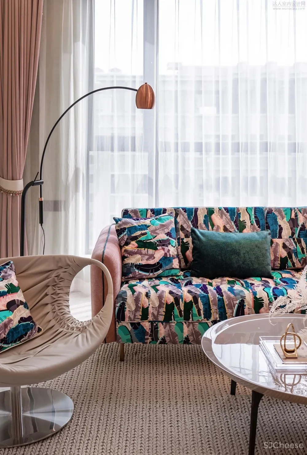 金泰中央公园杨上叠样板间231㎡丨 一然设计