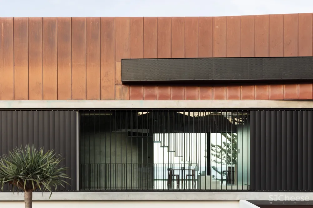 乡下盖房子,用这种木纹混凝土,温暖又高级!