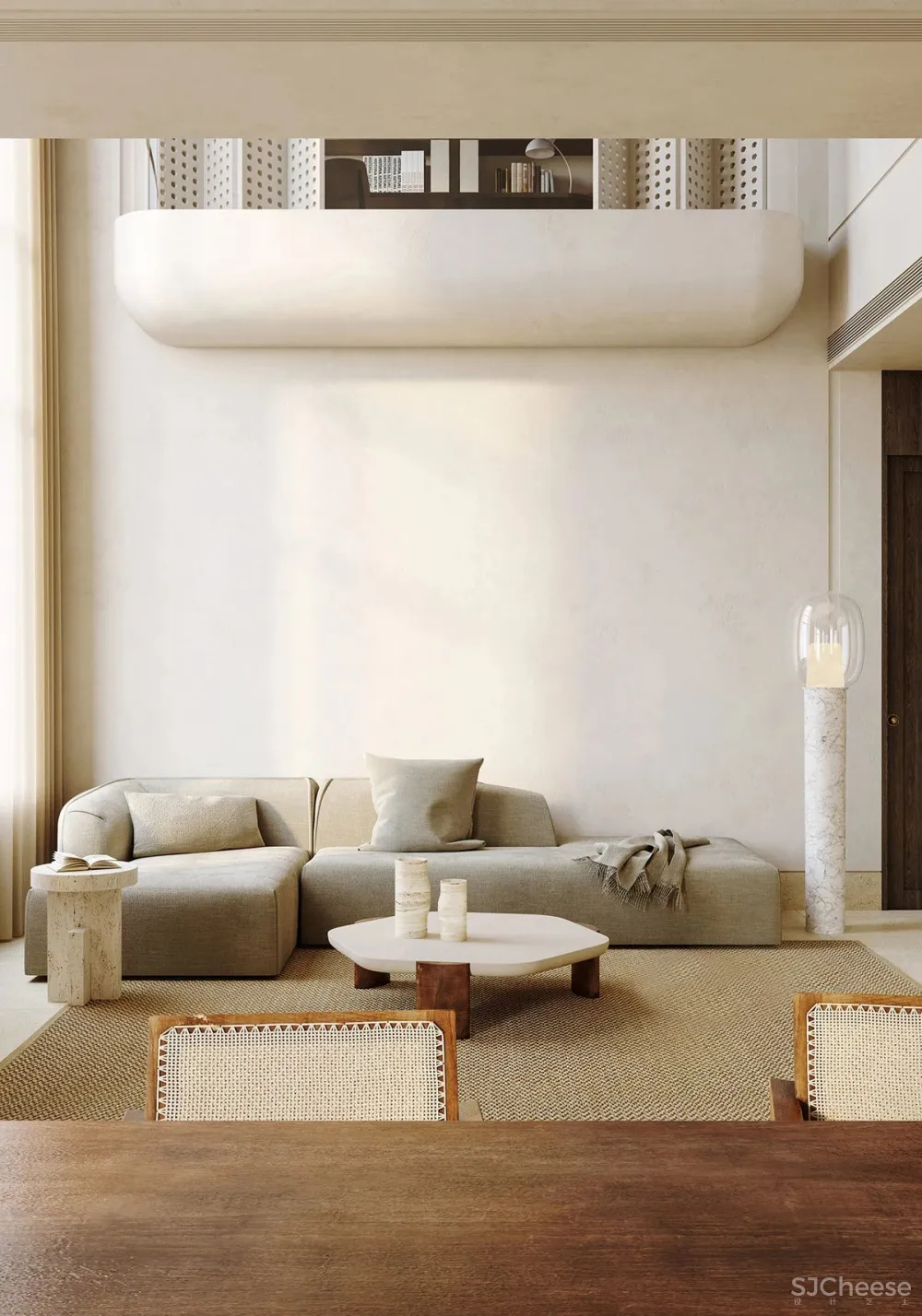 自然舒适的艺术住宅